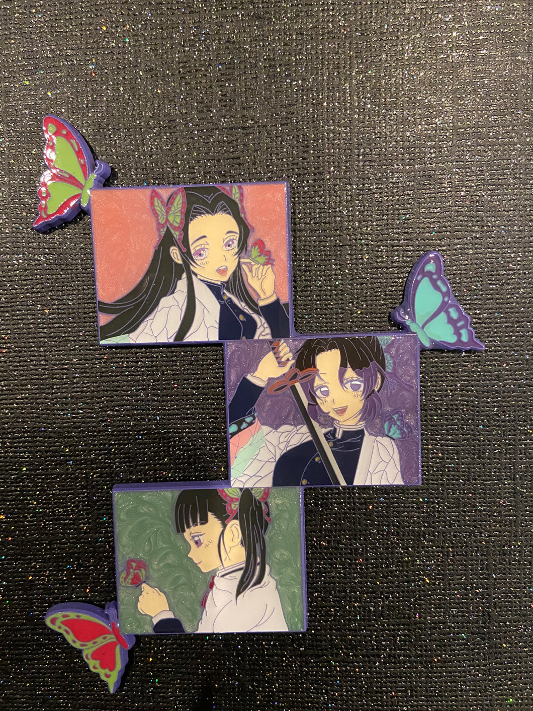 Demon Slayer Butterfly Sisters Large Purple LIMITED EDITION Pin