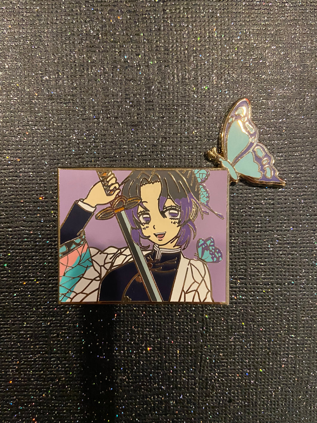 Demon Slayer Butterfly Sisters Shinobu Pin