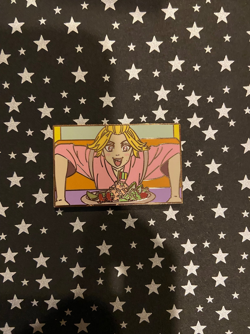 Tokyo Revengers Pastel Mikey Flag Pin