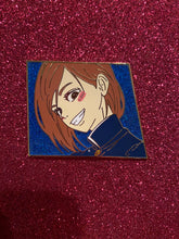 Load image into Gallery viewer, Jujutsu Kaisen Berserk Nobara GLITTER Pin Set
