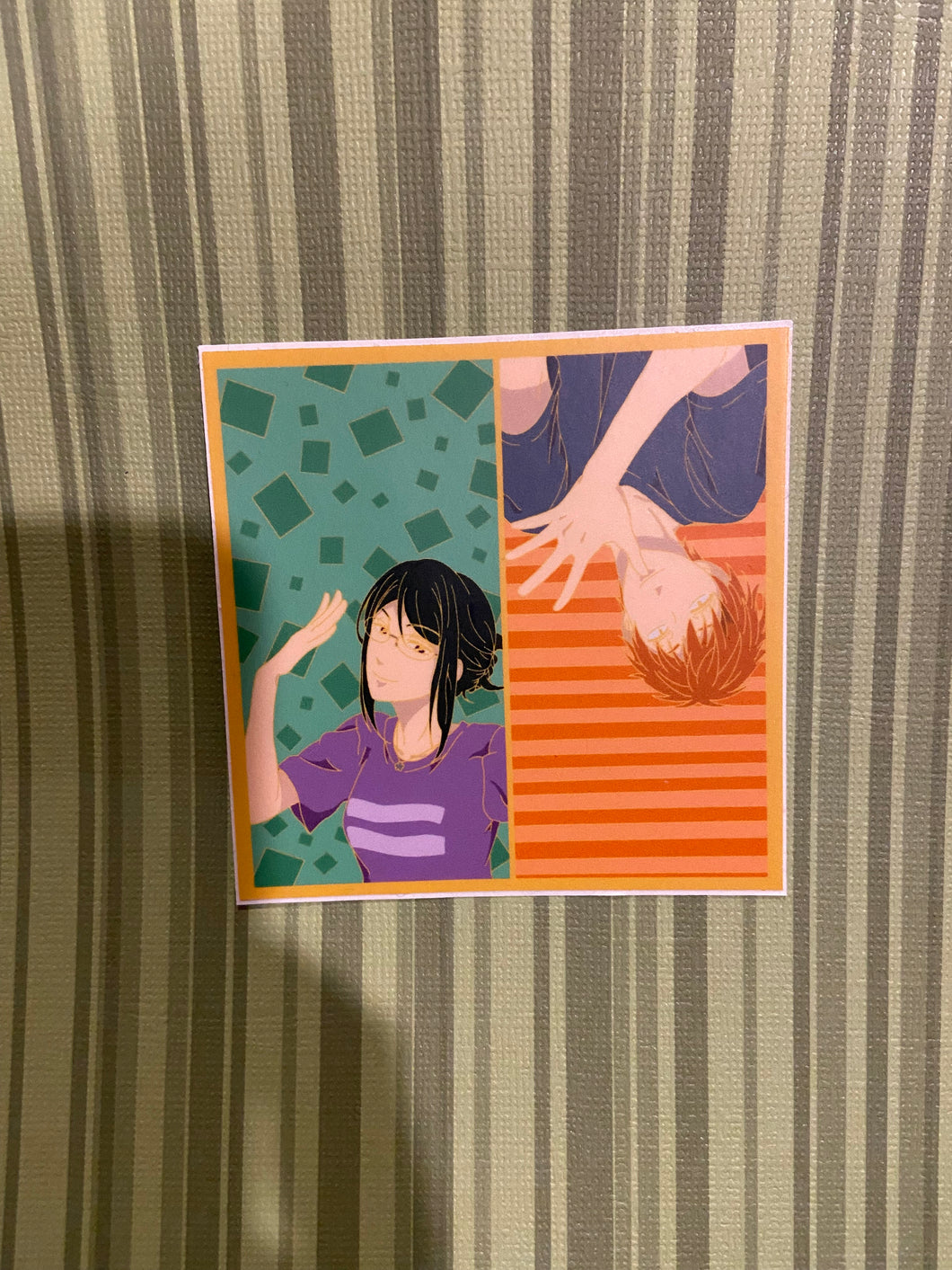 Wotakoi Opening Matte Sticker Kabakura &Koyanagi