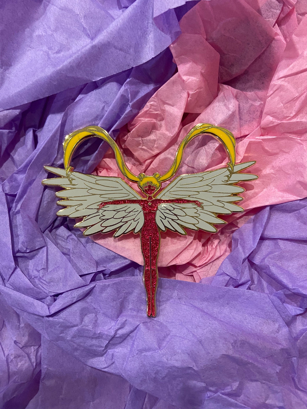 It’s a Angel Sailor Moon Enamel Pin