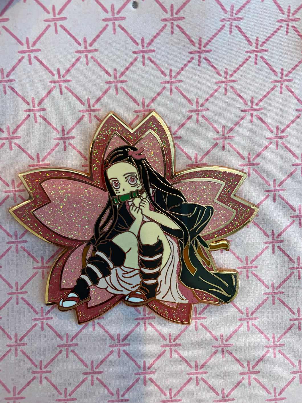 Demon Slayer Sakura Girls Nezuko Enamel Pin