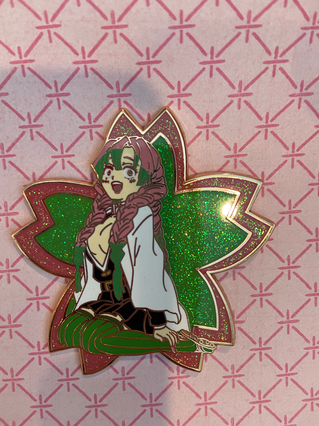 Demon Slayer Sakura Girls Mitsuri Enamel Pin